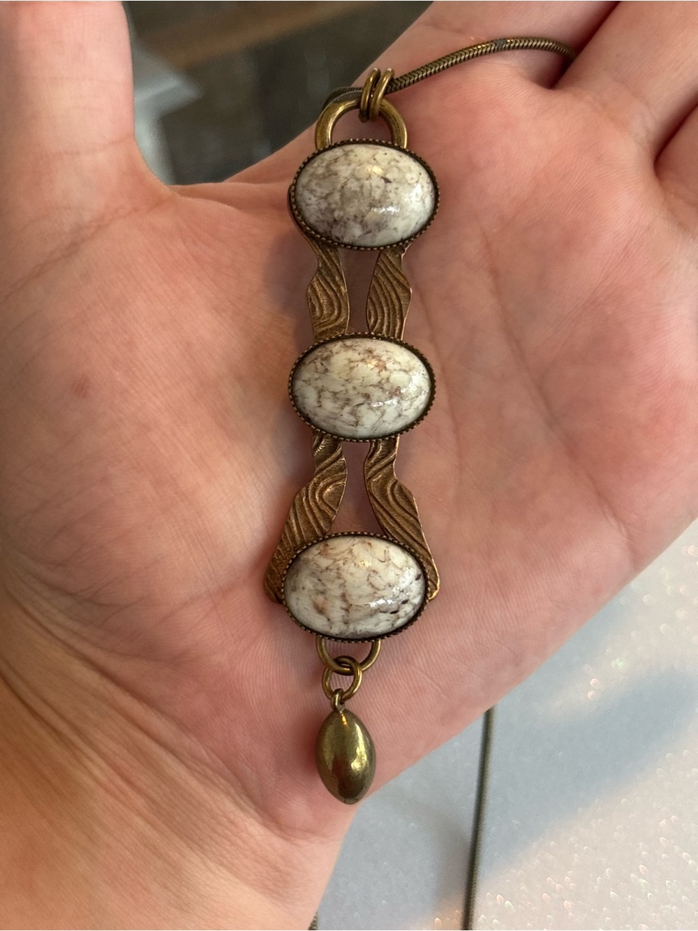 Marjorie Baer San Francisco White Howlite Necklace
